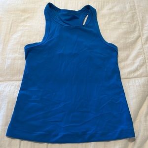 blue lulu lemon tank top